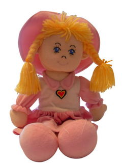 Мягкая мультяшная тканевая кукла для маленькой девочки