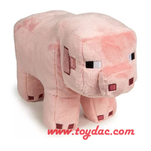 Плюшевая игрушка-мультяшная свинья