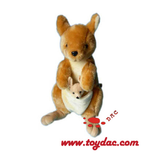 Плюшевая игрушка-дикое животное Кенгуру