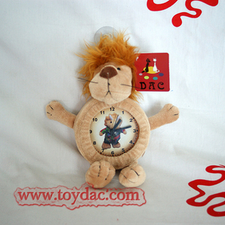 Плюшевые игрушки-часы Игрушка-часы со львом
