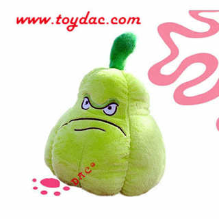 Зеленая плюшевая фруктовая игрушка
