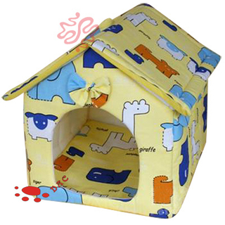 Плюшевый домик для собак и кошек