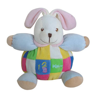 Мягкая цветная игрушка кролик