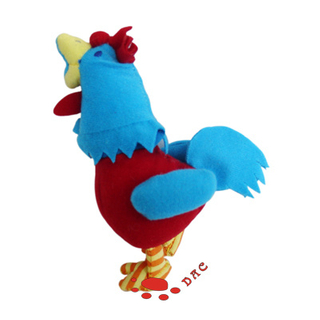 Плюшевая милая цветная игрушка-курица