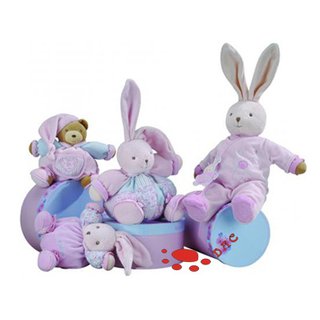 Мягкий цветной набор игрушек для малышей с кроликом