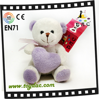 Плюшевый мишка с игрушкой-сердечком (TPJR0151)