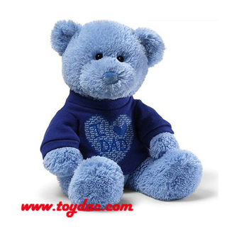 Плюшевая футболка Синий Медведь